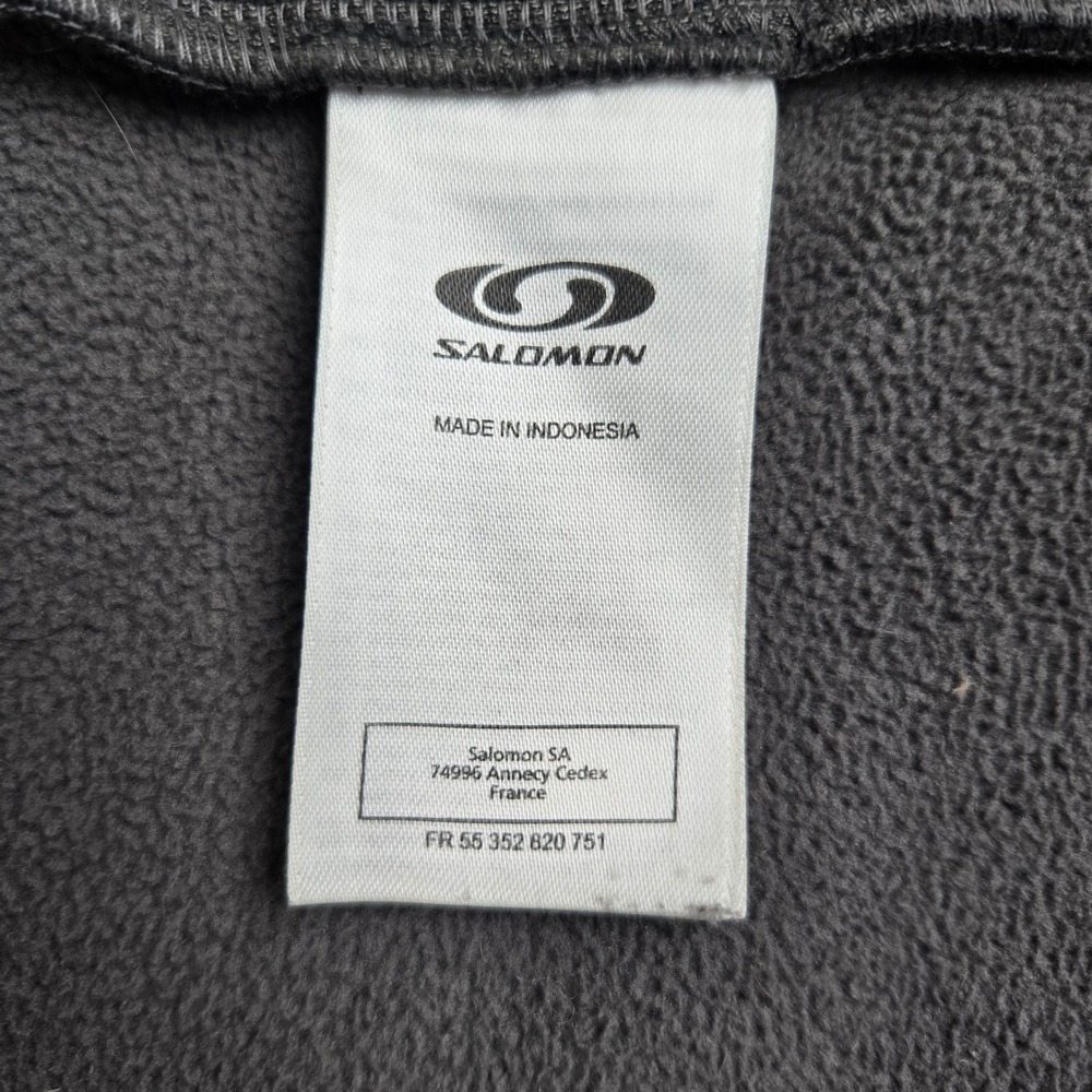 Salomon Black Full Zip Softshell‎ Jacket Performance Outdoor Women Medium - Picture 8 of 10
